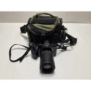 MINOLTA maxxum 400si 35mm slr film camera WITH 80-210 Tamron Lens